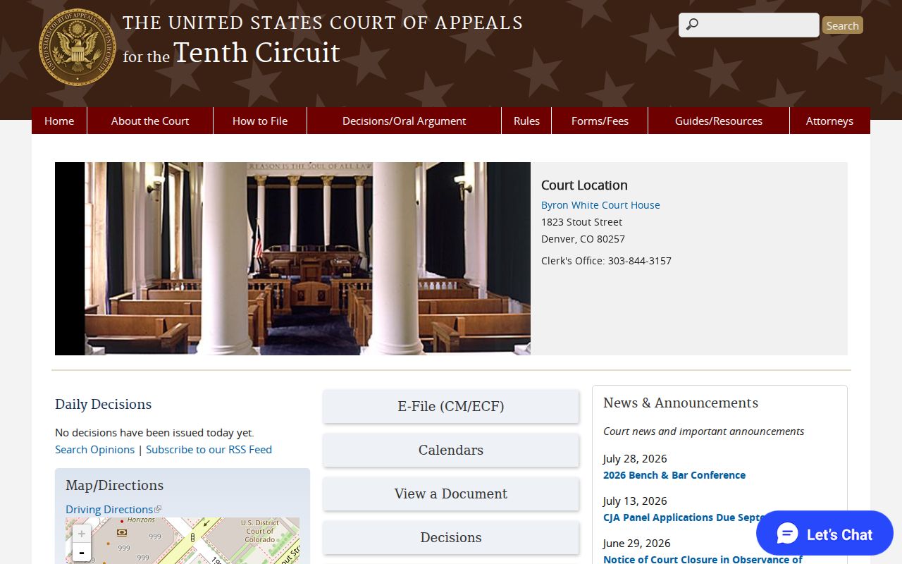 Garfield County court docket Tenth Circuit source
